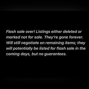 end of flash sale